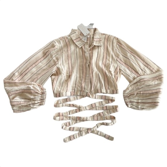 L*Space Play It Cool Top in Sunsoaked Stripe NWT - Picture 3 of 6